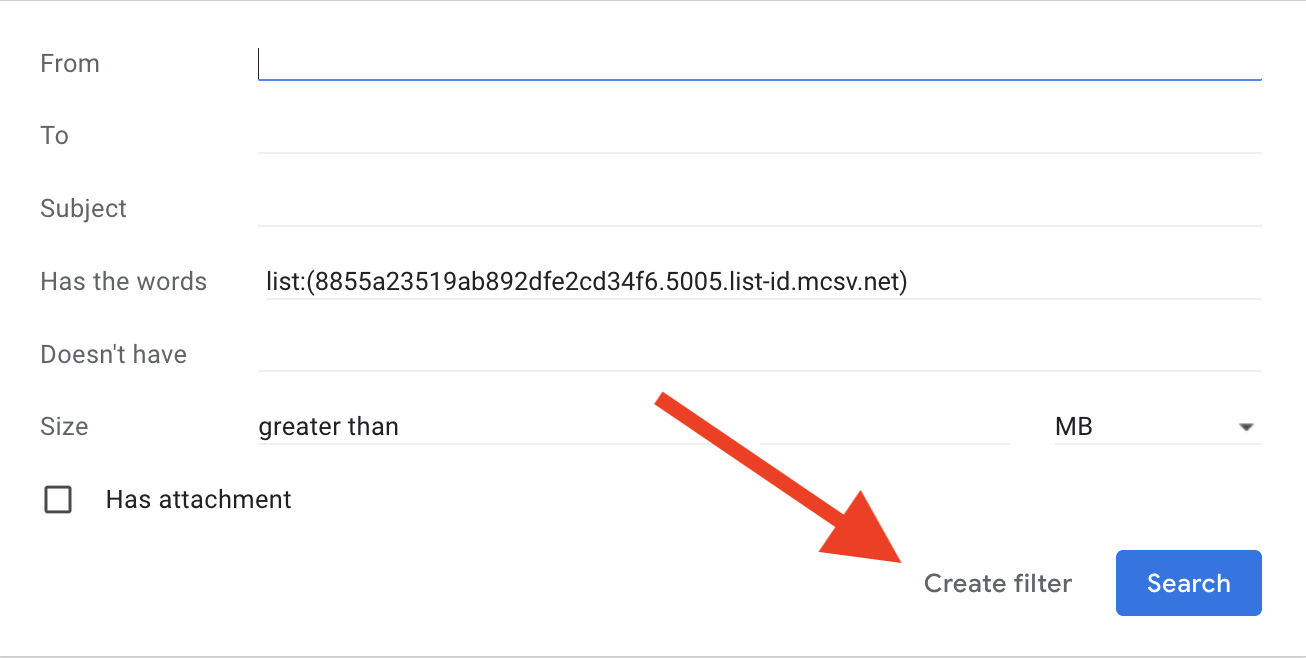 email filters in gmail
